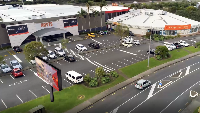 Digital Advertising Hoyts Link Drive billboard